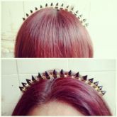 Tiara de Spike Preta T04